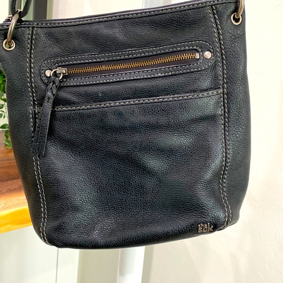 The Sak black leather crossbody with adjustable strap - Picture 2 of 14